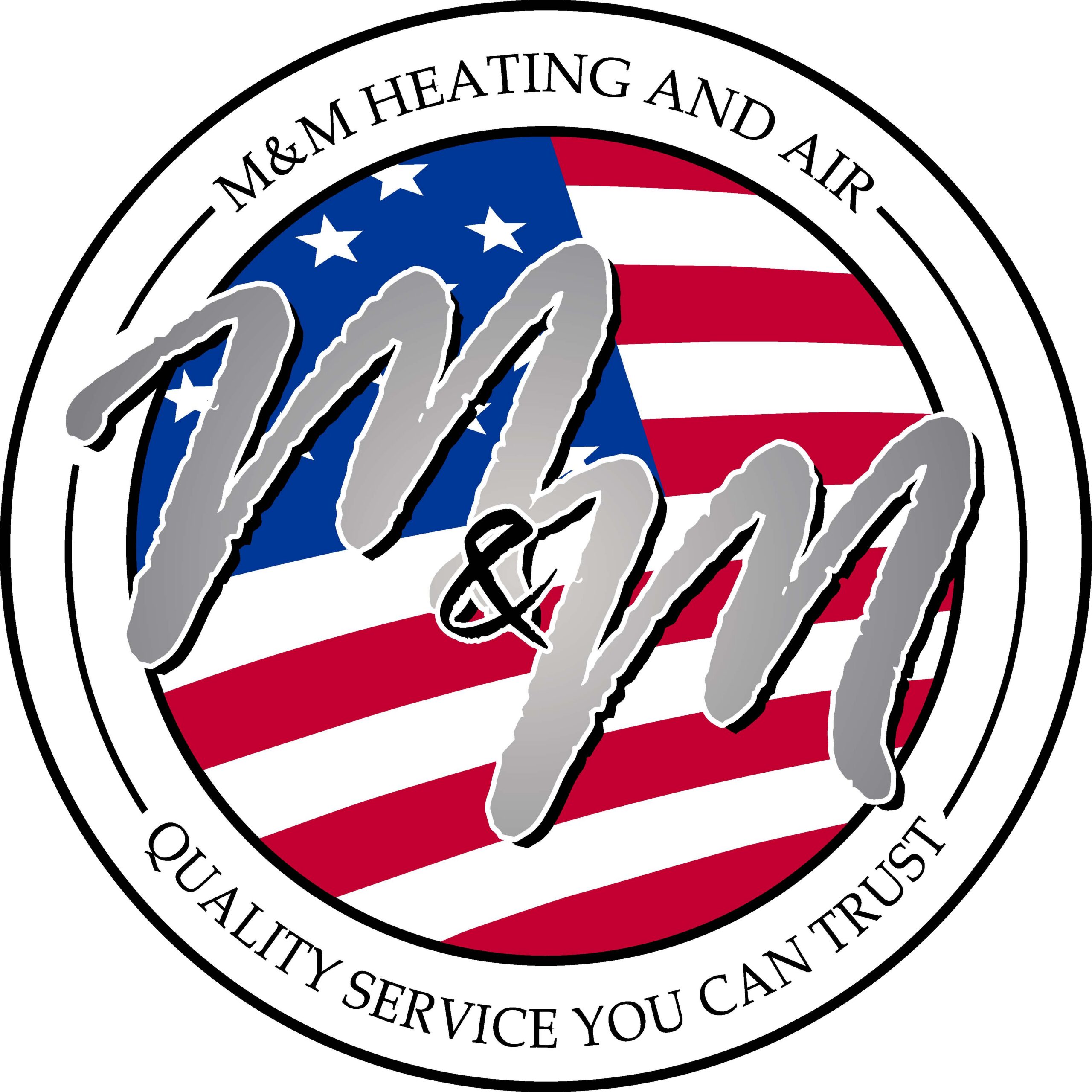 m&m heating and air logo